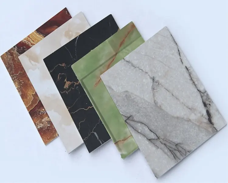 Interior wall panel Plastic sheet PVC marble sheet with proper prices