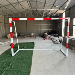 Portería de Fútbol Estándar para Competición, 5-7-11 Jugadores, Tubo Cuadrado de Aluminio Desmontable, Tamaño <span class=keywords><strong>3x2</strong></span>, Poste de Balonmano - Product Image 5