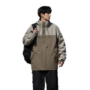 Trois-en-un détachable imperméable à l'eau Soft Shell deux pièces à capuche pour hommes et femmes Camping en plein air randonnée escalade combinaison de <span class=keywords><strong>ski</strong></span> - Product Image 5