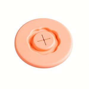 Couvercle en silicone de qualité alimentaire 95 mm universel anti-poussière et anti-fuite avec trou pour paille pour tasse à café en verre - Product Image 4