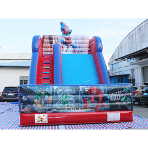 7 Meters High Kids Inflatable <strong>Spiderman</strong> <strong>Slide</strong> With Complete Digital Printing for Outdoor Parties - Product Image 2