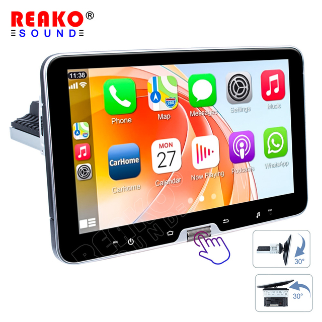 10.1 Inch 1 Din  Radio System Car Audio Head Unit Car Monitor Touch Screen Wifi GPS Android Car Stereo for Universal