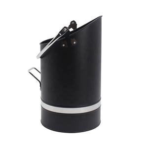 <span class=keywords><strong>Cheminée</strong></span> Seau À Cendres En Métal Charbon De Bois Seau <span class=keywords><strong>Cheminée</strong></span> Outil Cendre Peut <span class=keywords><strong>Foyer</strong></span> Poêles À Bois Titulaire Seau Seau - Product Image 3