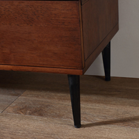 Combinaison de meubles de luxe 870116, table basse moderne en teck et meuble tv