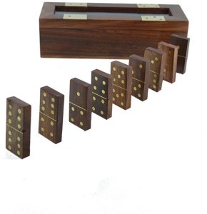 Juego de dominó de madera para niños y adultos Juegos de mesa clásicos Juguete - Product Image 2