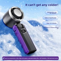 Ventilateur portable haute vitesse Zowie ALA-102, style rétro, alimenté par USB, contrôle de vitesse progressif, affichage numérique