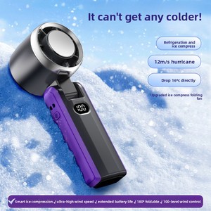 <span class=keywords><strong>Ventilador</strong></span> de Mano de Alta Velocidad, Estilo Moderno, con 25 Años de Garantía, Alimentación USB, Control de Velocidad Gradual, Pantalla Digital, ABS/Plástico - Product Image 4