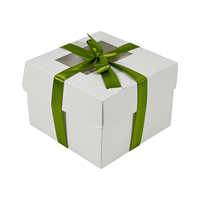 Boîte à gâteau en papier kraft ivoire doré écologique personnalisée, matériaux recyclés pour la fête, boîtes à dessert en chocolat, pâtisserie pour traiteur