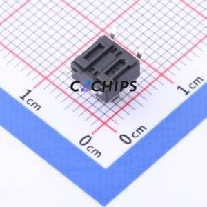 TC-6601-5.5-260G Tactile Switch SMD-4P,6x6mm Switch Single Pole Single Throw Round Button 2.6N Vertical Mount - Product Image 2