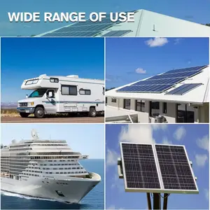Cheap Price 12V 24V Solar Power 100W 120W 150W 200W Solar Plate Panel Monocrystalline Solar Panel Photovoltaic Solar Panel