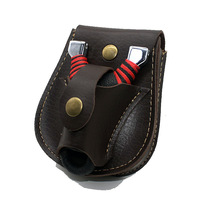 Sac banane en cuir véritable Boshiho pour homme, étui pour catapulte, pochette pour homme, sac banane pour la randonnée en plein air