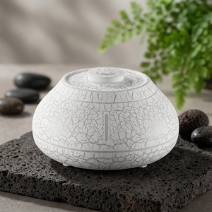 Humidifiers for Home Natural Lava Appearance Volcanic Texture Auto Shut-Off Ultra-Quiet Operation Toxic-Free PP - Product Image 1