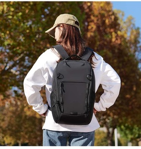 TOUGH SLHS Unisex Nylon <b>Backpack</b> 20-39L Waterproof Zipper Closure <b>Laptop</b> Business Hiking - Product Image 3