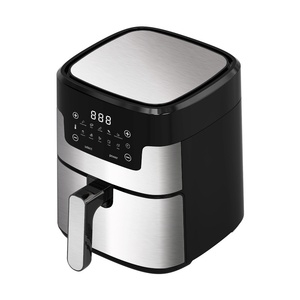 Friteuse à air électrique intelligente de haute qualité, sans huile, 5L, double panier, à commande par application, écran numérique, économie d'énergie, pour la cuisine - Product Image 1