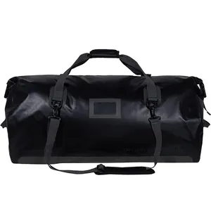 Bolsa de viaje impermeable de 40L, 60L, 80L, bolsa de lona resistente, bolsa seca de PVC hermética para acampar, gimnasio, viajes al aire libre