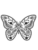 Barrette à cheveux papillon, Pince à cheveux florale celtique avec insecte, Épingle à cheveux vintage style Cottagecore, féerique, sorcière, gothique, païenne