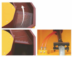 เครื่องขัดและขัดเครื่องครัวแบบสั่นอัตโนมัติพร้อมที่ขัดโลหะสแตนเลส - Product Image 2