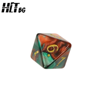 Set Dadu DND Kustom 7pcs Akrilik Polihedral untuk Permainan Meja, Pemasok Grosir