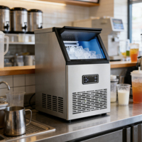 Machine à glaçons commerciale 1 porte, sans givre, multi-refroidissement pour restaurant, bar, hôtel, écoénergétique