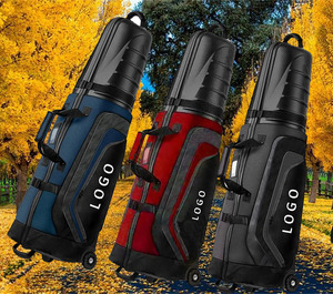 Tùy chỉnh trường hợp khó khăn vải Golf túi lưu trữ trong suốt hãng hàng không Golf Túi Bìa Golf Túi du lịch trường hợp khó khăn với bánh xe - Product Image 3