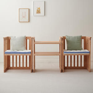 Cama Infantil Multiusos de Madera de Haya con Diseño Moderno y Simple para Decoración del Hogar, Ajustable y Combinable, NUEVO DISEÑO <span class=keywords><strong>2026</strong></span> - Product Image 2