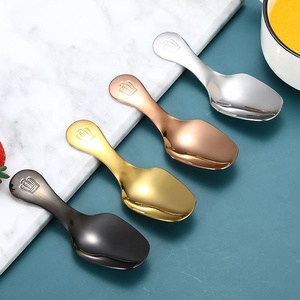 Cucharas de Té de Acero Inoxidable 304 Resistentes, Aptas para Lavavajillas, para Té de Hojas Sueltas, Café en Polvo y Matcha, Venta al Por Mayor - Product Image 4