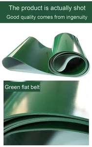 Nakliye için etek atel kılavuz şeritler ile özel kaymaz gıda sınıfı PVC konveyör bant - Product Image 5