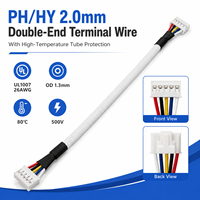 Tubo Termocontraíble de PVC Resistente a Altas Temperaturas PH HY 2.0mm, Funda Protectora Aislante para Cables y Terminales de Cobre Estañado
