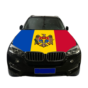 Moldova nazionale cofano motore <span class=keywords><strong>bandiera</strong></span> 120x150cm 4-stampa di trasferimento di calore tessuto elastico personalizzato in fabbrica diretta - Product Image 4