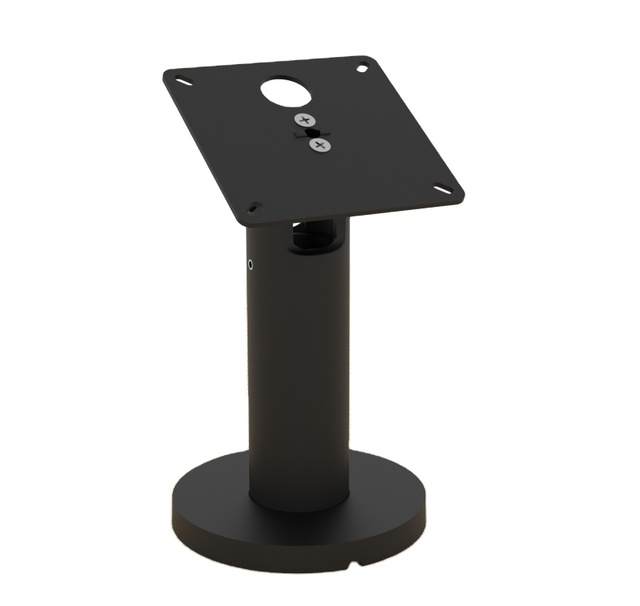 Flip & Swivel POS Terminal Stand, Premium Security Display Mount with VESA Plate for Touch Screen Systems (OEM Factory Support)
