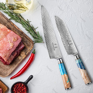 Ensemble de couteaux de cuisine Homeful 5 pièces, collection Tsunami, acier <span class=keywords><strong>japonais</strong></span> VG10 à 67 couches, manche ambidextre, <span class=keywords><strong>couteau</strong></span> de 3,5 à 8 pouces - Product Image 2