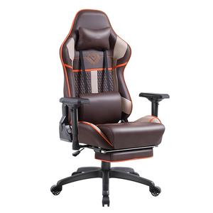 Bester Gaming Stuhl Oem Gelb Massage Video Gamer Rocker Racing Stuhl mit verstellbaren 4d Armlehnen 180 Liege funktion Fuß stütze - Product Image 5