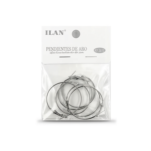 Orecchini a Cerchio Ilan 20mm Placcati Argento, Gioielli alla Moda - Product Image 1