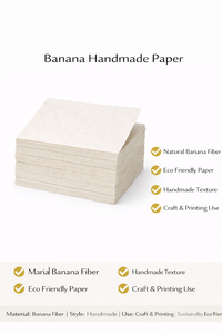 Hojas de Papel Recubierto de Pulpa de Algodón Hechas a Mano, Papel Natural Ecológico de Doble Cara para Impresión, Manualidades, Papelería y Embalaje - Product Image 6