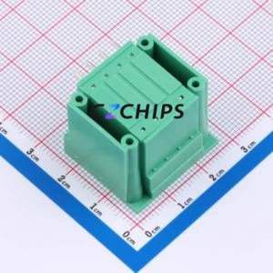 MX15EDGRHM-3.81-2*04P-GN01-Cu-A Plug-in Terminal Block Bent Lead Through Hole,P=3.81mm Board-to-Board / Socket - Closed - Product Image 2