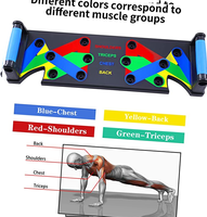 Ensemble de planches à pompes Wellshow Sport, équipement de gym professionnel, équipement d'exercice portable, planche à pompes pour l'exercice