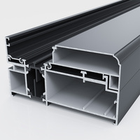 Fenêtres à battants en aluminium modernes à double vitrage insonorisées pour appartements et maisons, avec moustiquaire et verre isolant