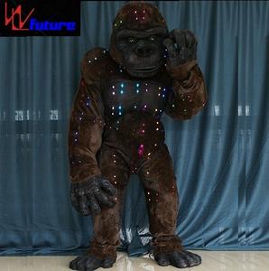 Disfraces de <span class=keywords><strong>Gorila</strong></span> de Dibujos Animados con LED a Todo Color para Actuaciones, Disfraces de TV y Cine, Ropa de Fiesta, Disfraces de Mascota con LED - Product Image 5