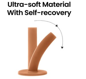 Prêt à expédier Tees de golf en caoutchouc Excellentes durabilité et stabilité pour les tapis de golf et l'entraînement en plein air - Product Image 4