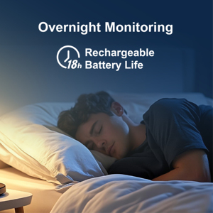 Moniteur de dépistage de l'apnée du sommeil avec bracelet connecté et application – Suivi portable - Product Image 6