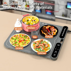 Silicone Classic Rectangle Food Heating Mat Flexible <b>Smart</b> Temperature Control Large Dining Placemat Home Warming <b>Pad</b> New - Product Image 4