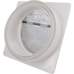 Conjunto de tubería de escape de humos montado en la pared Nine Thousand Miles con prevención de reflujo de humos 195x195x85mm - Product Image 1