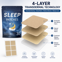 Patch de sommeil profond respirant sans mélatonine en non-tissé, pour un soutien naturel de la relaxation nocturne, vente en gros directe usine