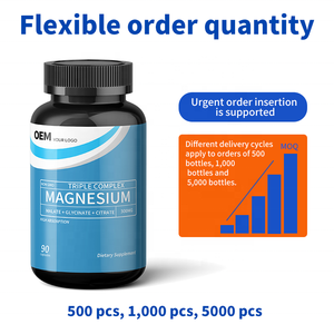 Capsules OEM Triple Complexe de Magnésium : Délai de Livraison Rapide, Acceptation de Commandes Flexibles, Contrôle Total de la Production pour les Acheteurs Suiviants les Tendances du Marché - Product Image 6