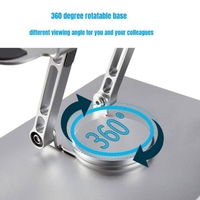 Vente chaude360 degrés multifonctionnel bureau pliable rotatif support de refroidissement pour ordinateur portable support de refroidissement pour ordinateur portable réglable