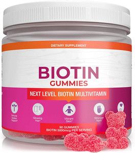 Gummies multivitaminées pour adultes à marque privée, sans additifs pour nouveau-nés, avec biotine, saveur personnalisée, pour la croissance des cheveux et des ongles, éclaircissantes/blanchissantes - Product Image 1