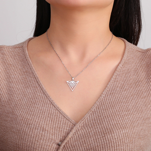 Ojo <span class=keywords><strong>de</strong></span> <span class=keywords><strong>Horus</strong></span> Collar Colgante Collar <span class=keywords><strong>de</strong></span> acero inoxidable <span class=keywords><strong>Amuleto</strong></span> para la amistad <span class=keywords><strong>de</strong></span> fe - Product Image 5