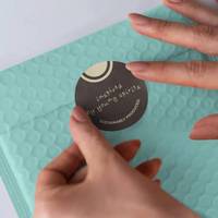 Autocollant d'emballage circulaire personnalisé pour logo de boulangerie, impression sur papier couché auto-adhésif, étiquette ronde pour sceller les aliments, rouleau d'autocollants