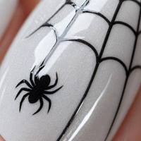 Uñas Postizas al por Mayor para el Día de Halloween, Diseño Largo de Fantasma y Araña BOO, Patrones Mixtos, Logotipo Personalizado, Uñas Artificiales Reutilizables