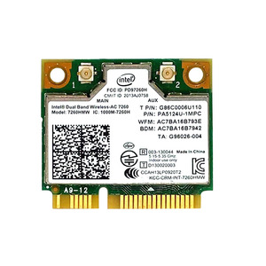 Băng tần kép không dây-ac <span class=keywords><strong>Adapter</strong></span> với 7260ac 7260hmw ac7260 Mini PCI-E thẻ 2.4G/5G <span class=keywords><strong>Wifi</strong></span> + BT 4.0 cho Dell/Sony/Acer/<span class=keywords><strong>ASUS</strong></span> - Product Image 3